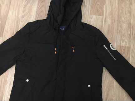 Пуховик новый черный