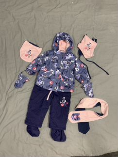 Костюм зимний на девочку 1-2 года deux par deux 86