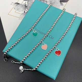 Браслет Тиффани Tiffany Heart серебро сердце