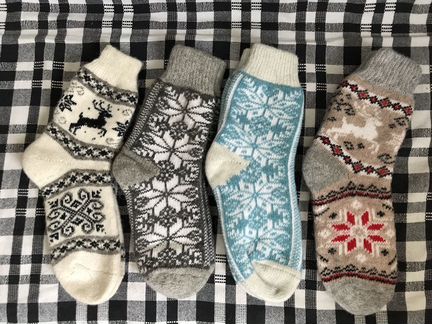 Шерстяные носки