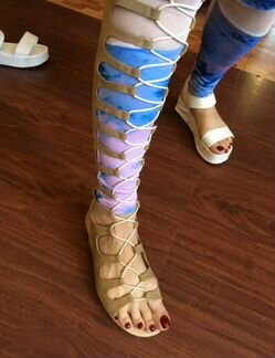 Сандалии гладиаторы