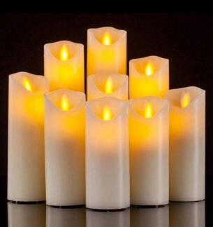 Свеча имитация живого пламени