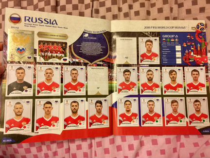 Альбом Panini fifa 2018 с наклейками