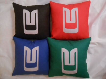 Подушки с логотипом москвич азлк