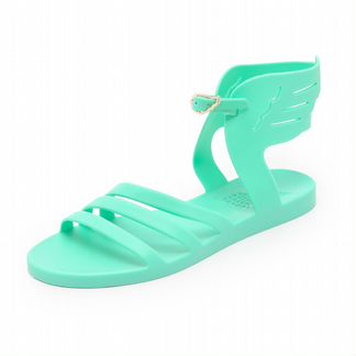 Мятные сандалии с крыльями Ancient Greek Sandals