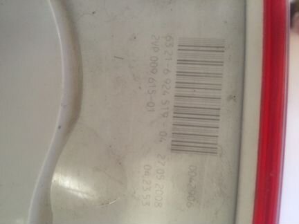 Фонарь задний левый BMW e82/e88 дорестайл