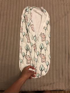 Пелёнка-кокон+шапочка