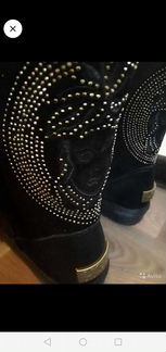 Угги натур.замша новые