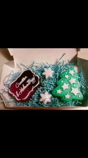 Новогодние подарки, мыло ручной работы