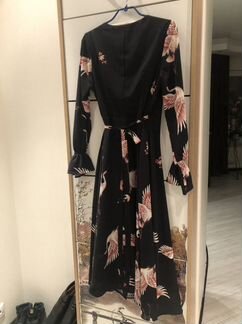 Платье на запах Журавли