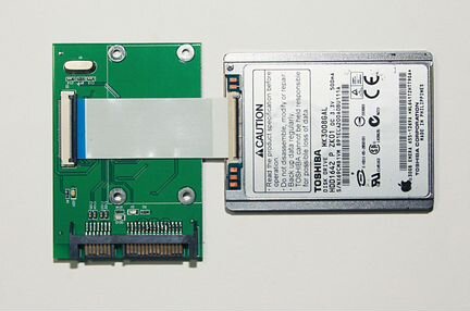 ZIF в SATA переходник, адаптер (40 pin)