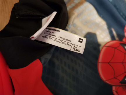 Купальный костюм человек паук 104