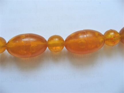 Советские бусы под янтарь винтаж СССР