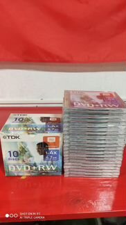 Диски TDK DVD+RW 1-4X 4,7 gb