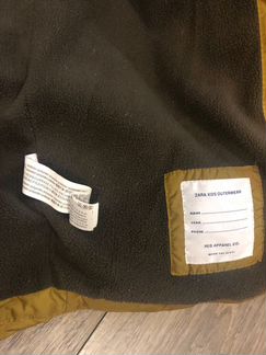 Zara куртка на мальчика 134-146