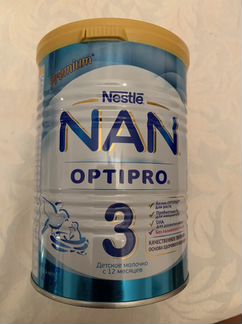 Смесь Nan opti pro 3 400 гр. 2 банки