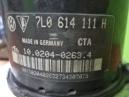 Блок абс ABS 7L0614111H Туарег Touareg