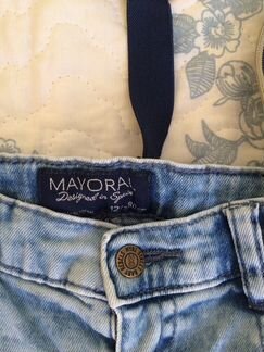 Модные джинсы на подтяжках mayoral Испания