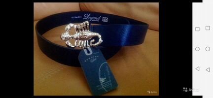 Ремень новый кожаный скорпион ремень из натур