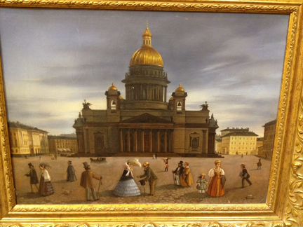 Картина с видом Питера