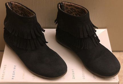 Сапожки на девочку р33 замшевые