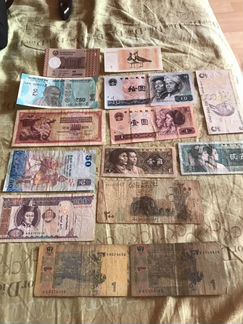 Банкноты/купюры зарубежных стран