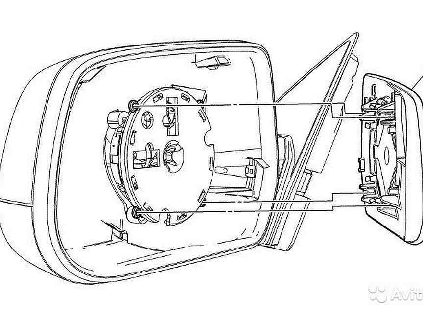 Как снять боковую. Привод зеркала заднего вида т4. Схема электропривода зеркала Шевроле Каптива. Чертеж сборочный бокового зеркала Шевроле Нива. Электропривод зеркала Октавия а5.
