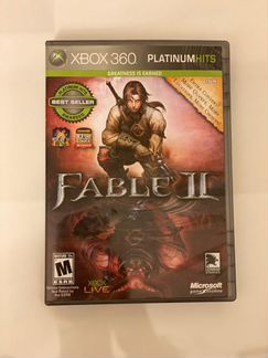 Xbox 360 + 1 игра (Fable 2) + 1 джойстик