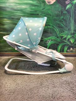Шезлонг люлька Happy Baby Bouncer новый