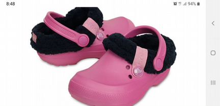 Crocs маммуты для девочки