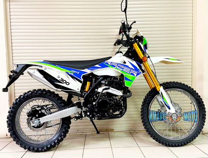Мотоцикл racer RC300-GY8A enduro 300 зелёный