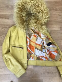 Куртка кожанная Италия