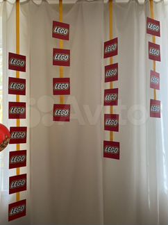 Украшения на праздник в стиле Lego
