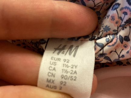 Куртка для девочки H&M 92