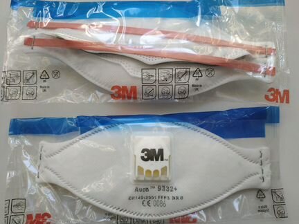 Маска защитная.Респиратор зм Aura 9332 +