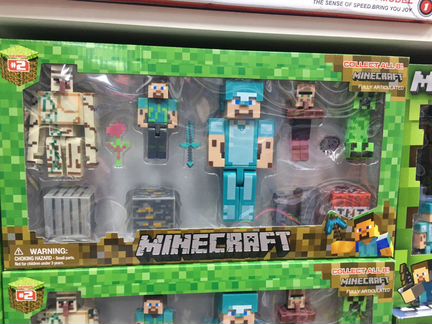 Майнкрафт набор из 5 персонажей