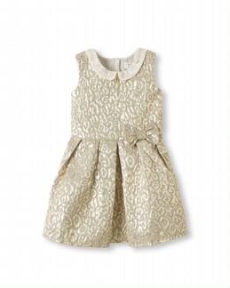 Платье праздничное (золотое) на 4 года
