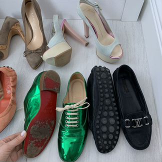 Louis Vuitton Valentino Louboutin D&G YSL туфли