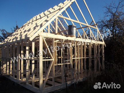 Дачный каркасный домик. Строительство домов