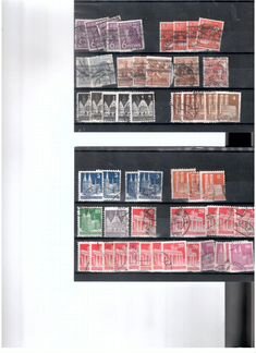 Почтовые марки оккупация Германии 1945-1948