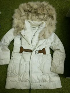 Пуховик белый