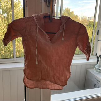 Туника пляжная из муслина на 6-9 мес