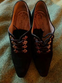 Pierre Laurence, черные замшевые, 37