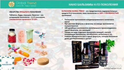 Нанобальзамы Глобал Тренд