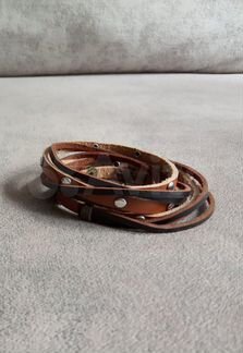 Браслет женский, кожаный