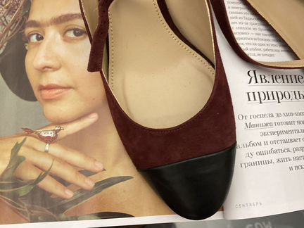 Туфли замшевые Massimo Dutti