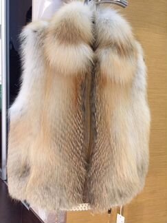 Жилет меховой лиса