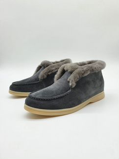 Loro Piana лоферы с мехом