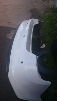 Задний бампер Шкода Рапид