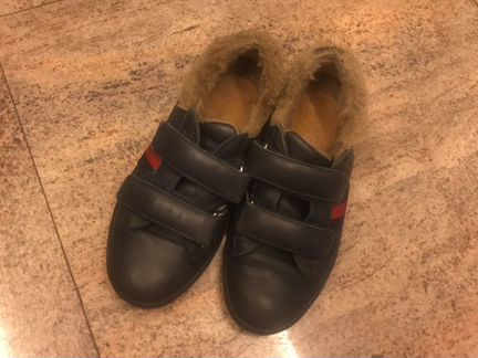 Кроссовки утеплённые Gucci (оригинал )